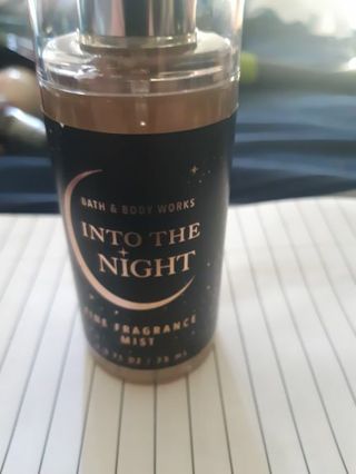 BBW into the night fine fragrance mist