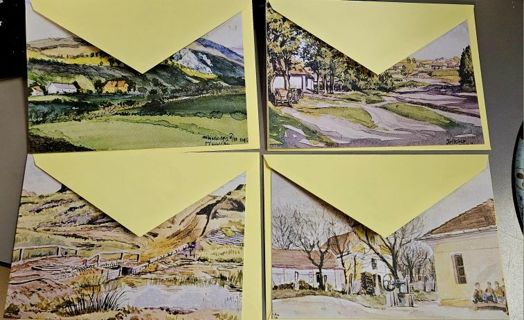 Lot of 4 blank cards