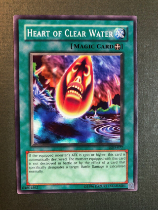 YuGiOh! Heart of Clear Water - LOD-077 - Legacy of Darkness [LOD] YuGiOh Cards TCG Singles