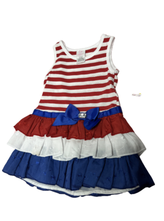 NWT Youngland Infant Patriot Dress Size 12Months