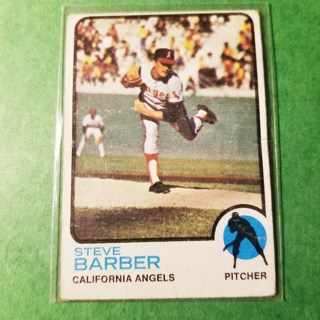 1973 - TOPPS BASEBALL CARD NO. 36 - STEVE BARBER - ANGELS