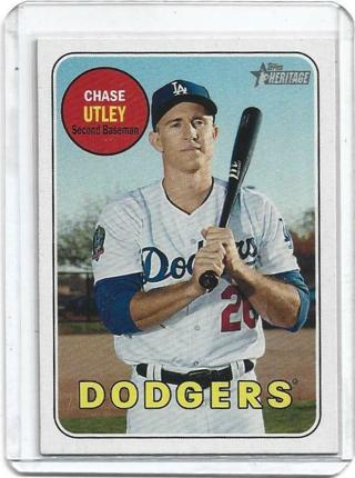 2018 TOPPS HERITAGE CHASE UTLEY CARD