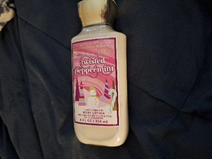 BBW twisted peppermint body lotion