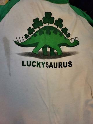 Luckysaurus shirt