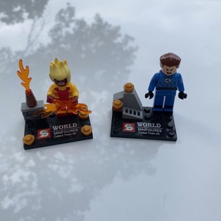 2 Lego World Mini Figures