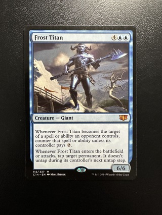 Frost Titan MTG Magic the Gathering C14 Commander Card