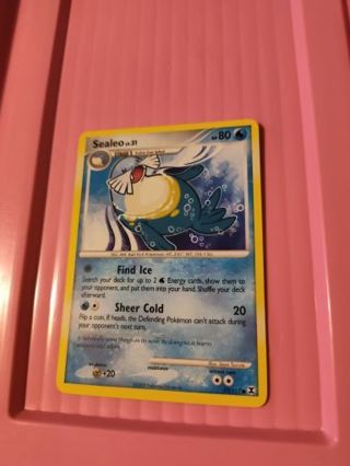 Sealeo Pokemon Card