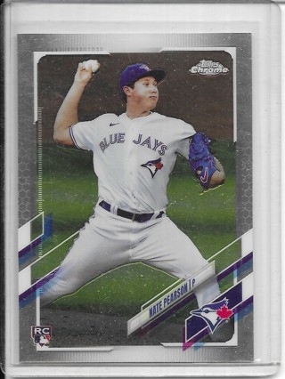 Nate Pearson 2021 Topps Chrome #136 Rookie Card