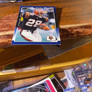 2000 score Corey Dillon football card 