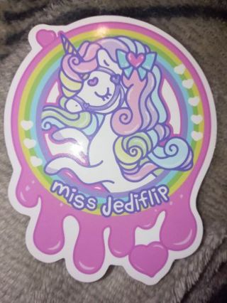 Unicorn Cool nice one big vinyl sticker no refunds regular mail only Very nice quality!