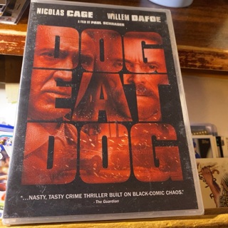 Dog eat dog with n cage w dafoe DVD brand new 