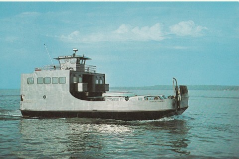 Vintage Unused Postcard: f: Drummond Island Ferry, Drummond Island, MI