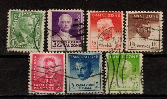 Canal Zone Stamps 1928-49