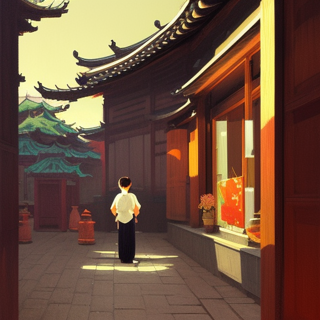 Listia Digital Collectible: Going to the chinese Tea House near the Pagoda