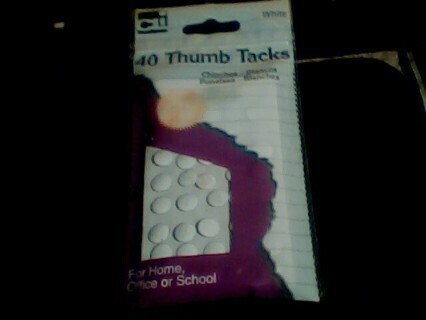 40 new in pack thumb tacks