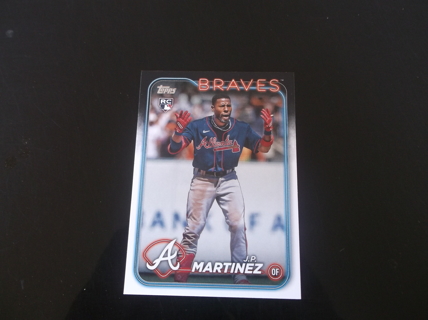 2024 Topps Series 2  J.P. Martinez  Rookie  card  # 685  Atlanta Braves