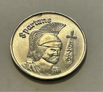 1978 Vintage Uncirculated Spartans Coin