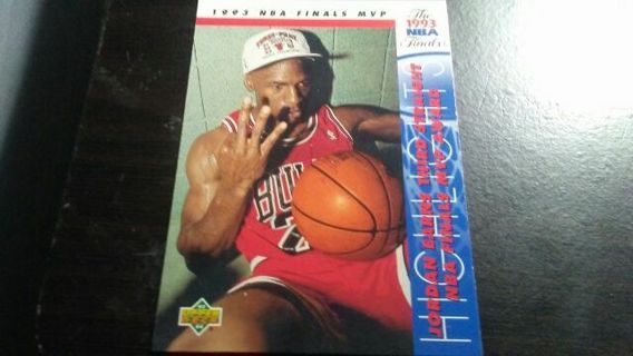 1993 UPPER DECK CHECKLIST MICHAEL JORDAN CHICAGO BULLS BASKETBALL CARD# 204