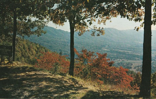 Vintage Unused Postcard: m: Porters Mountain, VA