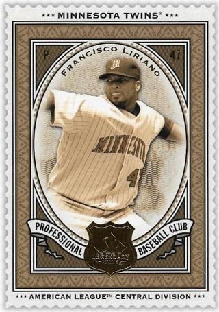 2009 SP LEGENDARY CUTS FRANCISCO LIRIANO CARD