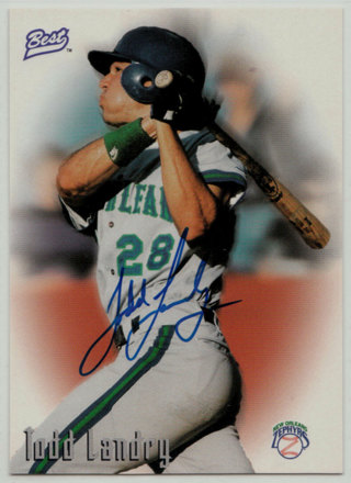 1997 Best Autograph Series #_TOLA - Todd Landry (hg)