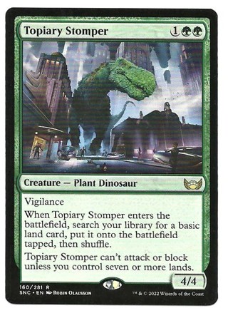 MTG Topiary Stomper Streets of New Capenna 160/281 Regular Rare New