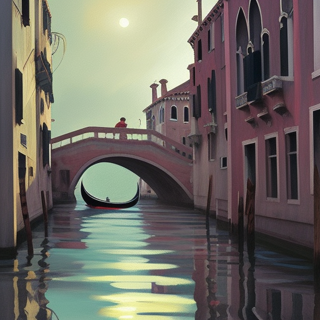 Listia Digital Collectible: Canal in Venice