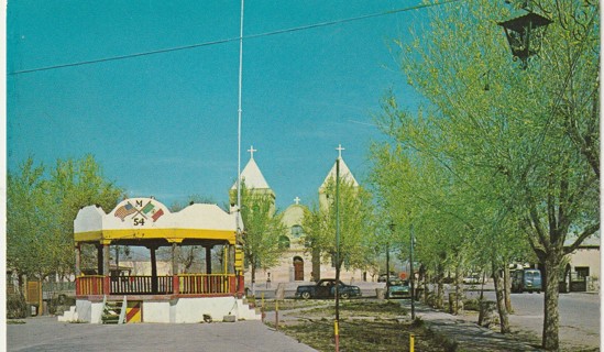 Vintage Used Postcard: d: The Plaza, Mesilla, NM