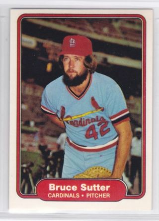 Bruce Sutter 1982 Fleer St. Louis Cardinals