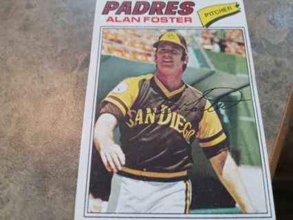 1977 TOPPS ALAN FOSTER SAN DIEGO PADRES BASEBALL CARD# 108