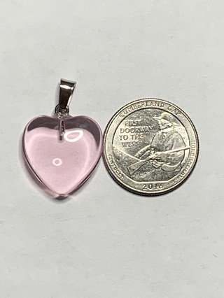 ♡HEALING STONE CHARM~#19~HEART-SHAPED~1 CHARM ONLY~FREE SHIPPING♡