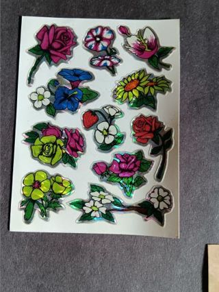 2 Sheets Laser Cut Stickers