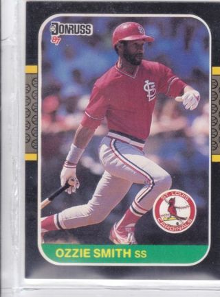 Ozzie Smith 1987 Donruss St. Louis Cardinals