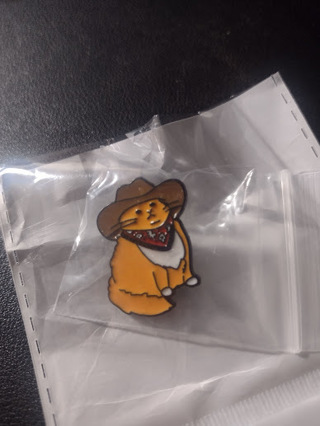 Cowboy Kitty Pin