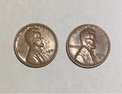 1941 P&D LINCOLN WHEAT CENTS 