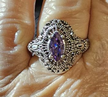 Elegant Amethyst Ring 9