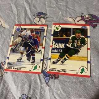 Ice hockey trading cards