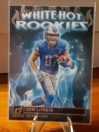 Sam LaPorta 2023 Panini Donruss White Hot Rookies RC #WHR-6