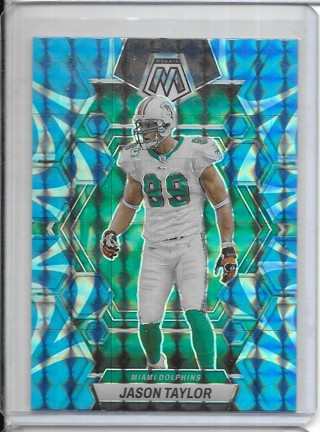 Jason Taylor 2023 Mosaic Mosaic Reactive Blue #149