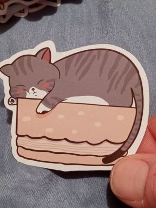 Cat Cute new vinyl sticker no refunds regular mail win 2 or more get bonus