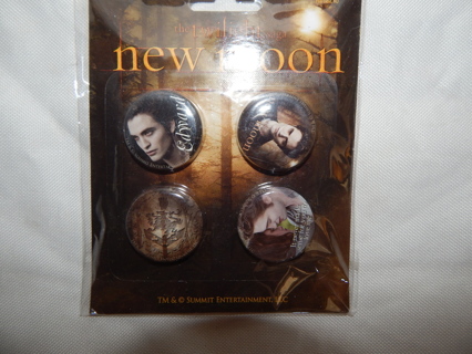 New in Package--  Collectable EDWARD "NEW MOON"  buttons