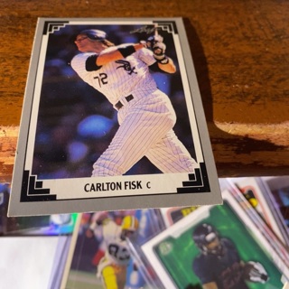 1991 leaf series two Carlton Fisk baseball card 