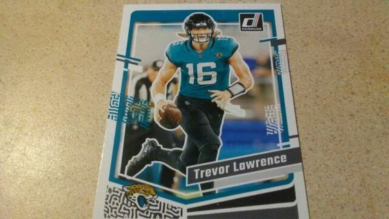 2023 DONRUSS TREVOR LAWRENCE JACKSONVILLE JAGUARS FOOTBALL CARD# 139