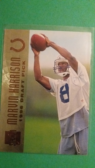 marvin harrison football card free shipping