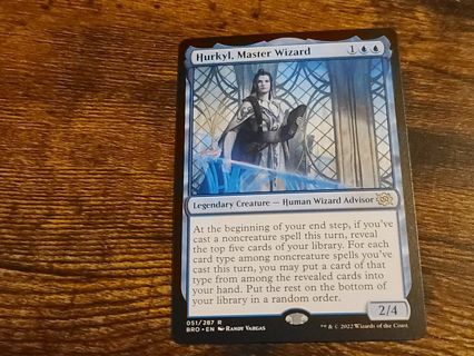 Magic the gathering mtg Hurkyl Master Wizard rare card Brothers War