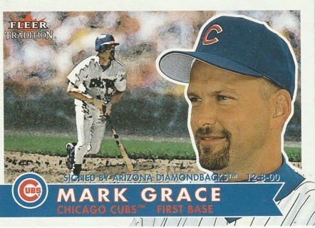 2001 Fleer Tradition Baseball Card #238 Mark Grace