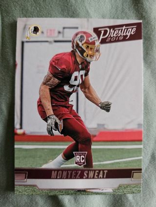 2019 Panini Prestige Rookie Montez Sweat