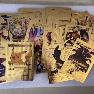 Deck Pokémon 56 gold foil cards