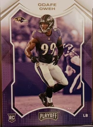 2021 PANINI PLAYOFF ODAFE OWEH ROOKIE RC # 255 MINNESOTA VIKINGS