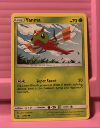 Yanma Pokemon Card